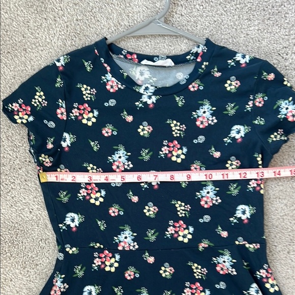 Knit Works Girls Floral Print Super Soft and stretchy Dress Size M-10/12 - Picture 4 of 6